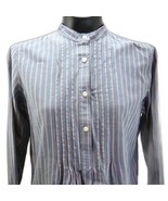 Ralph Lauren Jeans Co Blue Red Striped Pintucks Pullover Tunic Top - Wom... - $23.92 CAD