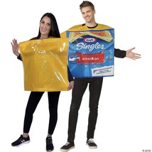 Kraft Cheese Singles &amp; Pack Adult Couples Costume Food Funny Halloween GC1705 - £83.92 GBP