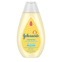 Johnson&#39;s Baby 13.6 fl. oz Head to Toe Baby Body Wash and Shampoo 1 Pack - £11.38 GBP