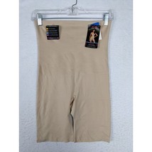 Maidenform Ultra Control Hi-Waist Thigh Slimmer XL Beige - $12.68