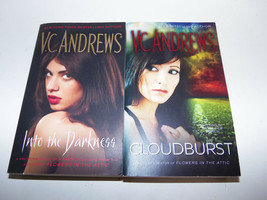 VC Andrews Book Lot of 2 Cloudburst Into the Darkness SOFT COVER PB - £15.78 GBP