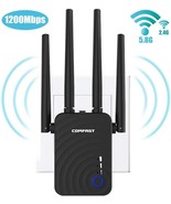 1200 MPS WiFi Range Extender Internet BoosterWIFI Repeater Wireless Signal - $262.06 MXN
