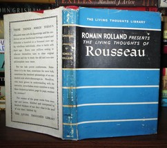 Rolland, Romain The Living Thoughts Of Rousseau 2nd Edition 2nd Printing - £37.49 GBP