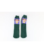 Vintage 90s Disney Winnie the Pooh Tigger the Tiger Knit Socks Green Wom... - $40.66 CAD