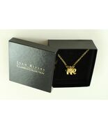 JOAN RIVERS Elephant Rhinestone GT Pendant Necklace; NIB Original Packaging - $60.95
