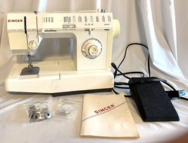 Singer Sewing Machine Model 5838C With Accessories Foot Pedal Manual Portable - $170.00