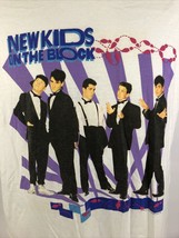 NKOTB New Kids On The Block Hangin’ Tough Vintage T-shirt 80&#39;s M Medium 38-40 - £31.38 GBP