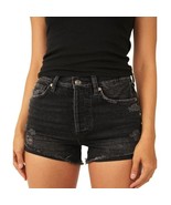 Free People We The Free Lasso Shorts – Washed Black, Size 28 - $639.07 MXN