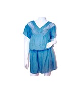 JUICY COUTURE Lace FLORAL Charmeuse 100% Silk DRESS ( 4 ) - $3,659.40 MXN