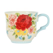 Pioneer Woman Sweet Rose Coffee Mug Cup Stoneware Elegant Handle 14.5-Ou... - $15.97
