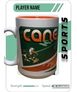 Miami Hurricanes ‘canes’ Mug New The U orange green mascot 16oz - $19.64 CAD