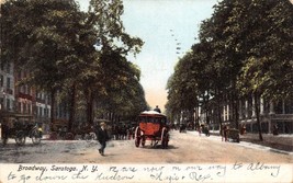 Saratoga New York Broadway-Horse Shooting Vehicles Postcard 1906 PMK-
show or... - £8.49 GBP