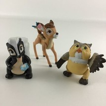 Disney Bambi McDonald&#39;s Toys Figures Lot Topper Flower Skunk Owl Vintage... - $18.76