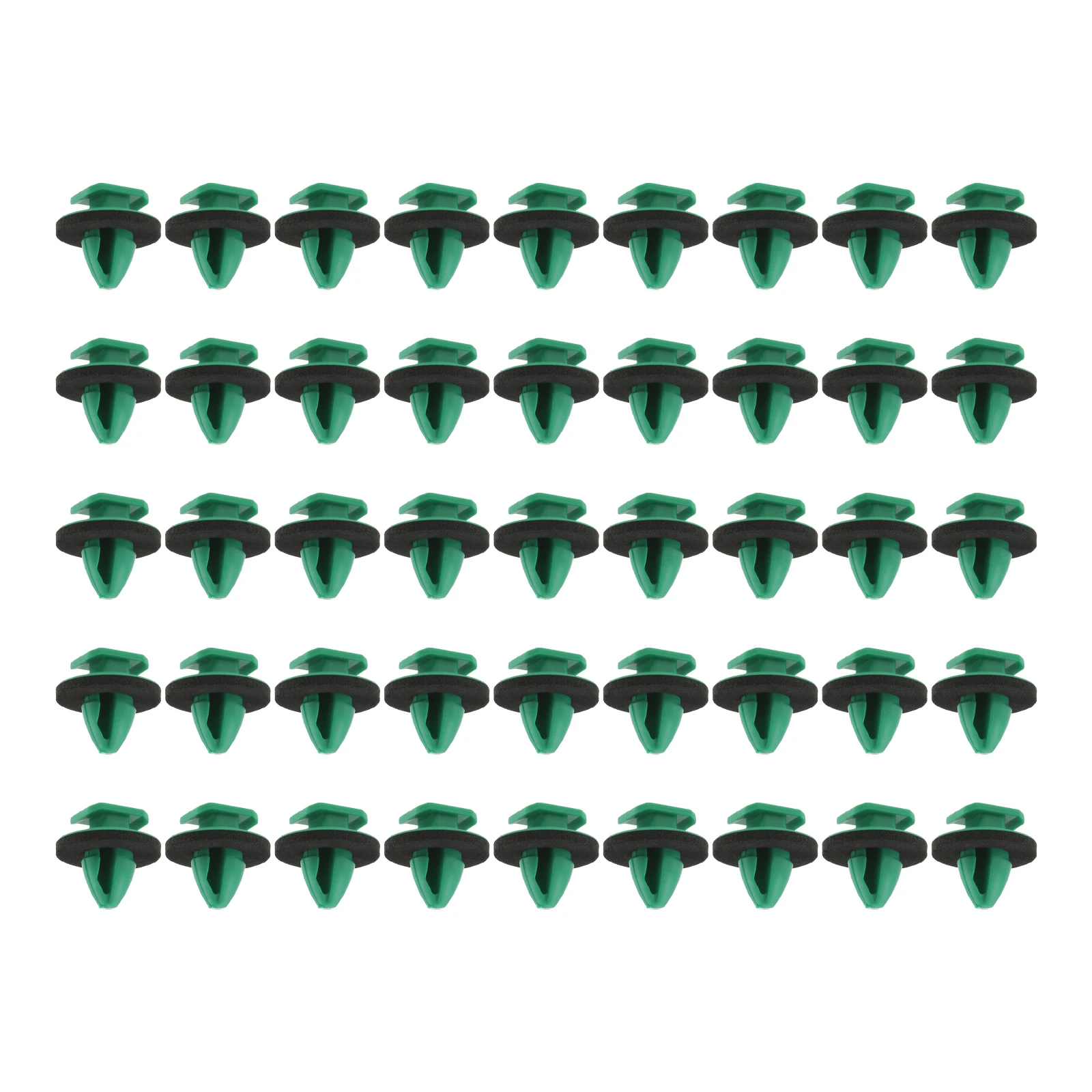 50Pcs Green Car Door Wheel Eyebrow Decoration Board Clips Sub-buckle Universal - £12.44 GBP