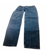 Carhartt Jeans Men 38X36 (Actual 37&quot;x35&quot;) Blue Relaxed Fit Straight Deni... - £25.49 GBP