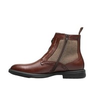 Stacy Adams Thompson Plain Toe Elastic Lace Boot Brown 25730-200 image 6