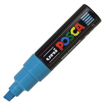 Uni Posca PC-8K Chisel Tip Paint Marker - Turquoise - £12.78 GBP