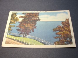 Greetings from Lorain, Ohio, S-1041 - 1940s Linen Postcard. - £7.03 GBP