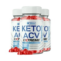3-Pack XSlim Keto ACV Gummies Extreme - XSlim Keto ACV Gummies - 180 Gum... - $34.55