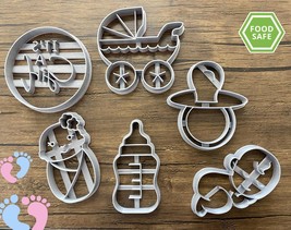 He or She? | Gender Reveal | Baby Shower Party | Cookie Cutters set | It&#39;s Girl - £19.65 GBP