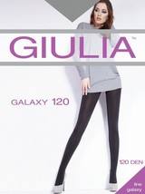 Giulia Galaxy 120 Denier Opaque Matte Tights, Wine, Brown, Red, Medium - $176.76 MXN