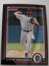 2010 Bowman Chrome #87 Justin Verlander Detroit Tigers Baseball Card - £1.14 GBP