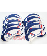 USA Flag 10 pcs Golf Head Cover Club Iron HeadCovers Protect set Neopren... - $14.90