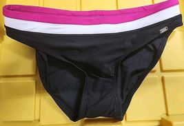 NWT Jag Bikini Bottom Black Pink And White Stripe Size Small (A1) - $22.23