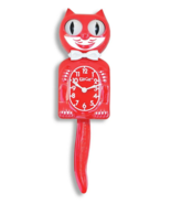 RARE VINTAGE Retired Rose Float Kit Cat Klock Clock - $410.29 CAD