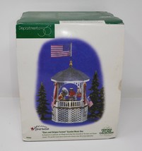 Department 56 Heritage Village Stars and Stripes Forever Gazebo Music Box - £30.67 GBP