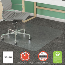 Deflecto DEF 36 x 48 in. Staples Super Mat Rectangle - Clear - £165.14 GBP