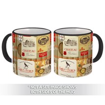Wine Champagne Cork : Gift Mug Table Cloth Kitchen Barrel Vintage Illust... - $289.86 MXN