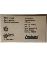 Vintage Prudential Realty Business Card Ephemera Tucson Arizona BC10 - $5.45 CAD