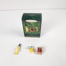 Vintage 2000 Hallmark Keepsake Ornament Green Eggs and Ham Dr. Seuss Mini Set 3 - £10.24 GBP
