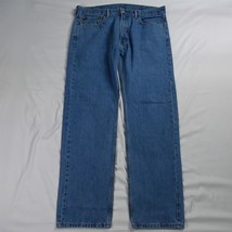 Levis 38 x 34 505 Straight Fit Light Stonewash Denim Jeans - £19.21 GBP