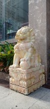 Vintage foodog Chinese Fu Dog Lion Statue Stone Foodog Outdoor Garden Sculpture - £7,306.54 GBP