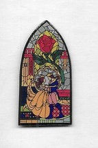 Walt Disney Beauty and the Prince (Beast) Dancing Under A Rose Metal Enamel Pin - £6.13 GBP