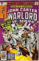 John Carter Warlord of Mars Comic Book #2 Marvel Comics 1977 FINE+ - £3.98 GBP