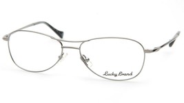 New Lucky Brand Smokey Shiny Silver Eyeglasses Frame 53-15-135mm B36mm - £43.07 GBP