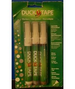 Duck Brand Duct Tape Markers - 3 PCS - Silver/Gold/White - New! Sealed P... - £11.18 GBP