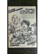 Vintage 1982 Too Close For Comfort Full Page Original TV Series Ad 721 - £5.22 GBP