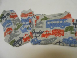 Child of mine Carter&#39;s Sz 2T snug fit Boys trains &amp; trucks pajama&#39;s Sale... - £0.77 GBP