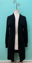 M Made In Italy long knit cardigan in BLACK - $75.00