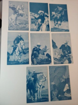 1950s The Lone Ranger Arcade Card lot of 8 different VG++ - $29.65