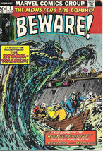 Beware! Comic Book #7, Marvel Comics 1974 FINE- - £6.36 GBP