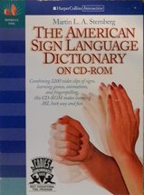 American Sign Language Dictionary on Cd-Rom [Hardcover] Martin L.A. Sternberg - £30.05 GBP