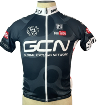 Global Cycling Network Men’s Black Full-Zip Cycling Jersey Size Medium GCN - $19.79