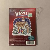 HTF Janlynn Wizzers STAINED GLASS CHAPEL Counted Cross Stitch Ornament Kit - $14.01