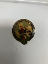 1996 Annual American Legion Texas Tri County Toy Run Post Metal Pin 1 1/2 Inches - £6.31 GBP