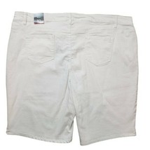 Avenue Denim Womens White Flat Front Short Jeans Casual Shorts Size 30 Average - £17.08 GBP